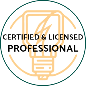 Certified and Licensed Professional Badge